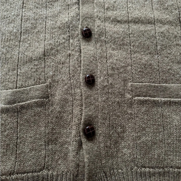 Vintage Van Heusen Button Vest Men Size Large 100% Wool EUC - Picture 4 of 5